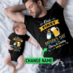 Our 1st Father's Day Beer T-shirt & Baby Onesie, Dad and Baby Matching Shirts, Father and Son/ Daughter, Father's Day Gift