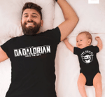Dadalorian And Son T-shirt & Baby Onesie, Dad and Baby Matching Shirts, Father and Son/ Daughter, Father's Day Gift