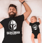 Dadalorian And child T-shirt & Baby Onesie, Dad and Baby Matching Shirts, Father and Son/ Daughter, Father's Day Gift