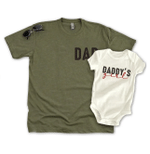 Dad and daughter - Daddy's girl T-shirt & Baby Onesie, Dad and Baby Matching Shirts, Father and Son/ Daughter, Father's Day Gift