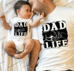Dad Life Men’s Fist bump, Dad and Baby Matching Shirts, Father and Son/ Daughter, Father's Day Gift
