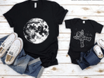 Moon and Astronaut, Dad and Baby Matching Shirts, Father and Son/ Daughter, Father's Day Gift