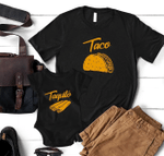 Taco & Taquito Dad And Son, Dad and Baby Matching Shirts, Father and Son/ Daughter, Father's Day Gift