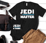 Dad Son Jedi Master And Young Padawan, Dad and Baby Matching Shirts, Father and Son/ Daughter, Father's Day Gift