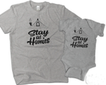 Stay at Homies, Dad and Baby Matching Shirts, Father and Son/ Daughter, Father's Day Gift