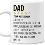 Super Dad Funny Coffee Mug, Fathers Day Mug, Gift For Dad From Daughter Son