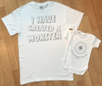 Created A Smiling Monster Matching Set, Dad and Baby Matching Shirts, Father and Son/ Daughter, Father's Day Gift