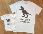 Daddyosaurus & Baby Matching Set, Dad and Baby Matching Shirts, Father and Son/ Daughter, Father's Day Gift