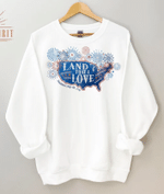 Land of the Free, Because of the Brave Tee, Fourth Of July, Independence Day Sweatshirt