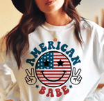 American Babe Tee, Fourth Of July, Independence Day Tshirt