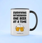 Surviving Fatherhood Father’s Day Accent Mug
