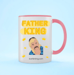 Father King Father's Day Accent Mug