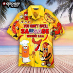 You Can’t Spell Sausage Without USA 4th Of July Hawaiian Shirt