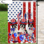 Boston Terrier 4Th Of July America Flag Happy US Independence Day Flag