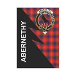 Scottish Abernethy Clan Badge Tartan Garden Flag Flash Style - BN