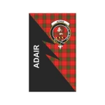 Scottish Adair Clan Badge Tartan Garden Flag Flash Style - BN