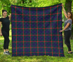 Scottish Agnew Modern Clan Tartan Quilt Original - TH8