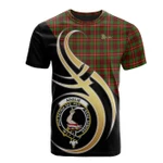 Scottish Ainslie Clan Badge T-Shirt Believe In Me - K23