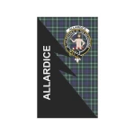 Scottish Allardice Clan Badge Tartan Garden Flag Flash Style - BN