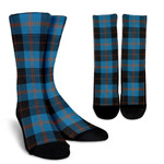 Scottish Angus Ancient Clan Tartan Socks - BN