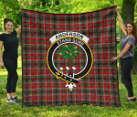 Scottish Anderson of Arbrake Clan Badge Tartan Quilt Original - TH8