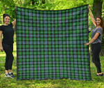Scottish Arbuthnot Ancient Clan Tartan Quilt Original - TH8