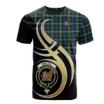 Scottish Baillie Modern Clan Badge T-Shirt Believe In Me - K23