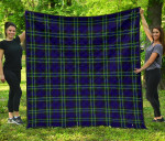 Scottish Arbuthnot Modern Clan Tartan Quilt Original - TH8