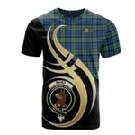 Scottish Baird Ancient Clan Badge T-Shirt Believe In Me - K23
