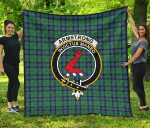 Scottish Armstrong Ancient Clan Badge Tartan Quilt Original - TH8