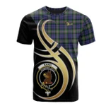 Scottish Baird Modern Clan Badge T-Shirt Believe In Me - K23