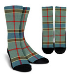 Scottish Balfour Blue Clan Tartan Socks - BN