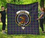 Scottish Baird Modern Clan Badge Tartan Quilt Original - TH8