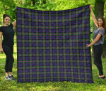 Scottish Baird Modern Clan Tartan Quilt Original - TH8