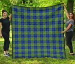 Scottish Barclay Hunting Ancient Clan Tartan Quilt Original - TH8