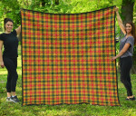Scottish Baxter Clan Tartan Quilt Original - TH8