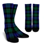 Scottish Blackwatch Modern Clan Tartan Socks - BN