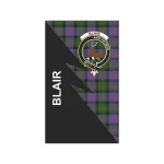 Scottish Blair Clan Badge Tartan Garden Flag Flash Style - BN