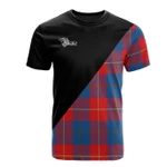 Scottish Blane Clan Badge T-Shirt Military - K23
