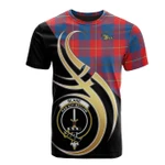 Scottish Blane Clan Badge T-Shirt Believe In Me - K23