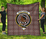 Scottish Borthwick Dress Ancient Clan Badge Tartan Quilt Original - TH8