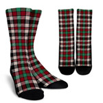 Scottish Borthwick Dress Ancient Clan Tartan Socks - BN
