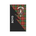Scottish Boyd Clan Badge Tartan Garden Flag Flash Style - BN