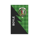 Scottish Boyle Clan Badge Tartan Garden Flag Flash Style - BN