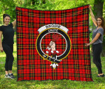 Scottish Brodie Modern Clan Badge Tartan Quilt Original - TH8