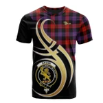 Scottish Broun Modern Clan Badge T-Shirt Believe In Me - K23