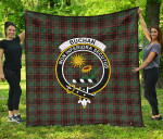 Scottish Buchan Ancient Clan Badge Tartan Quilt Original - TH8