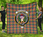 Scottish Buchanan Ancient Clan Badge Tartan Quilt Original - TH8