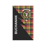 Scottish Buchanan Clan Badge Tartan Garden Flag Flash Style - BN