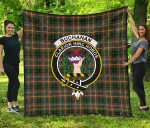Scottish Buchanan Hunting Clan Badge Tartan Quilt Original - TH8